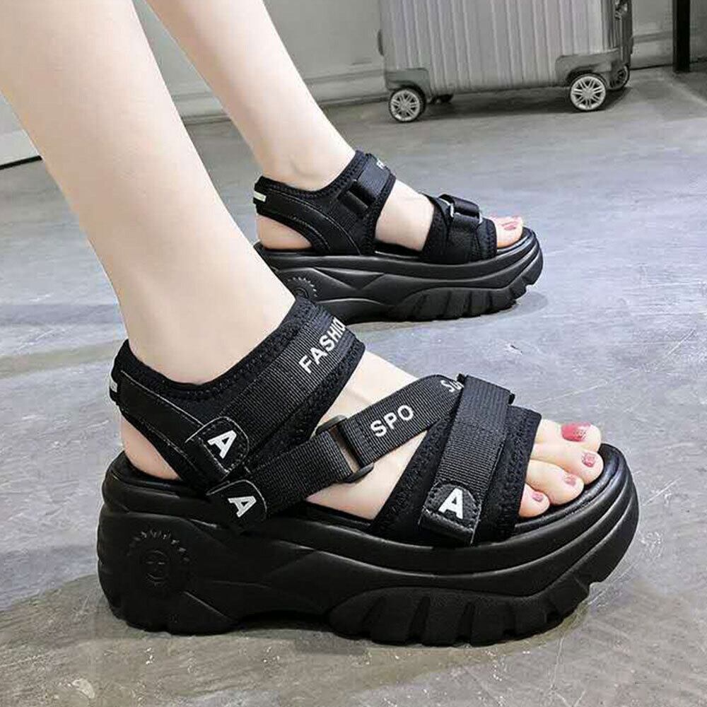 ベルクロ スポーツ サンダル レディース 春夏 厚底 おしゃれ カジュアル ストリート系 大人 かわいい きれいめ シューズ 大人可愛い 大人女子