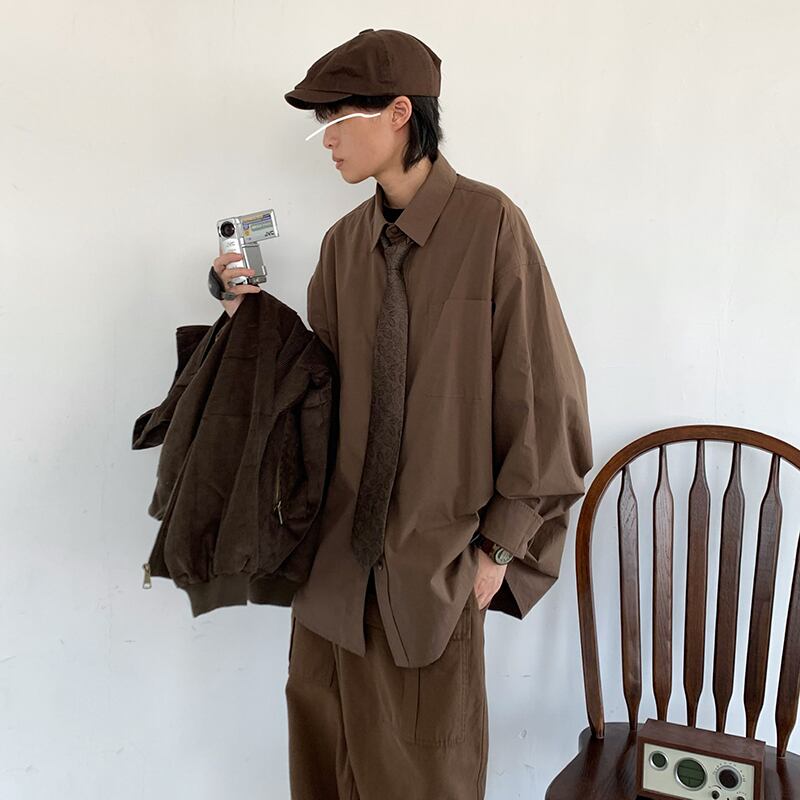 jiwuusヴィンテージライク葉っぱ柄ネクタイ | mblueshop jiwuusヴィンテージライク葉っぱ柄ネクタイ | mblueshop