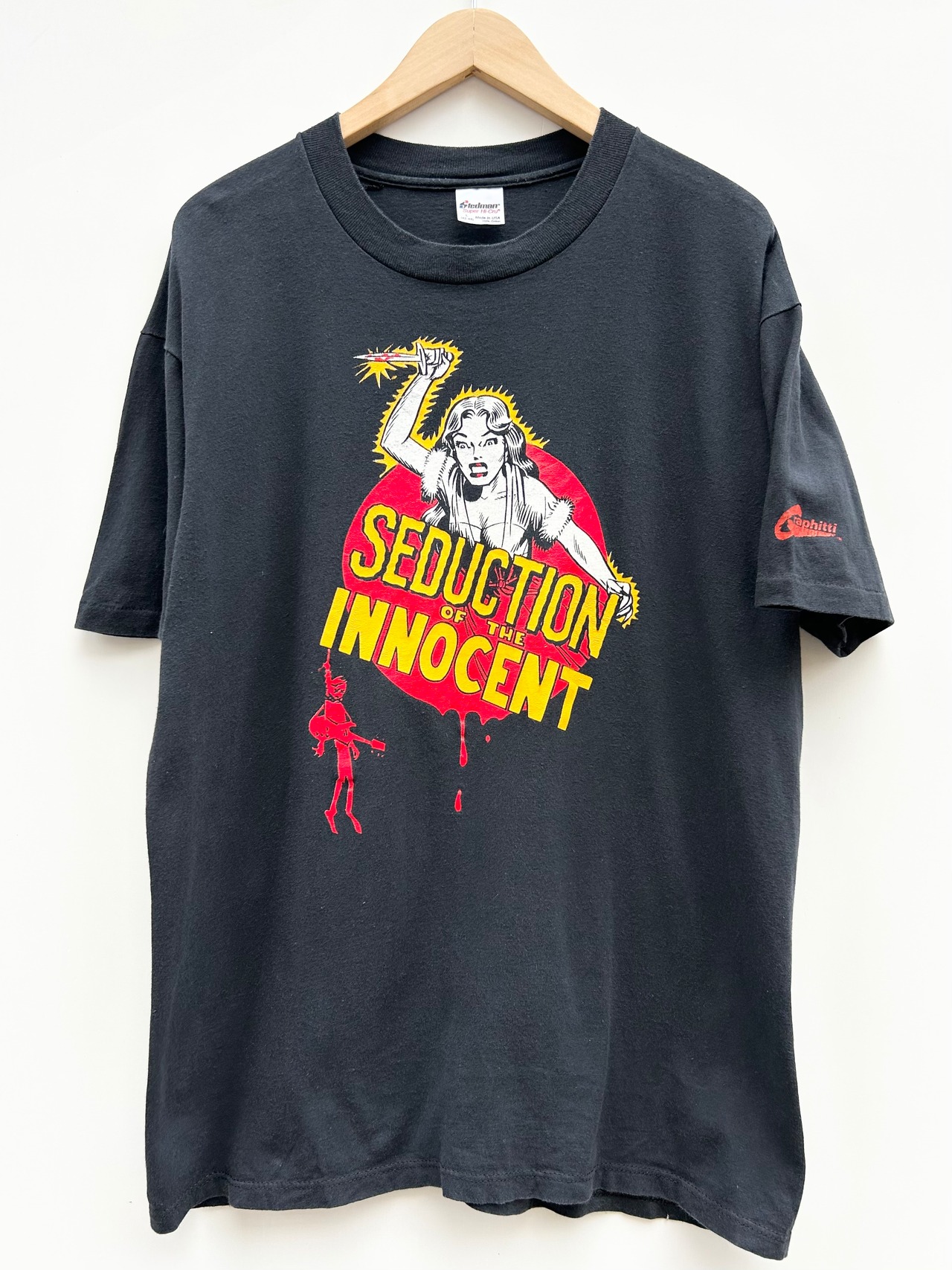 80〜90s "SEDUCTION OF THE INNOCENT" Tee MADE IN USA Size L