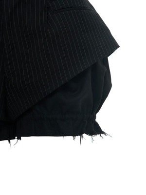 【25AW】POOLDE プールデ / Sinatra Stripe Puffy Shorts / ショートパンツ