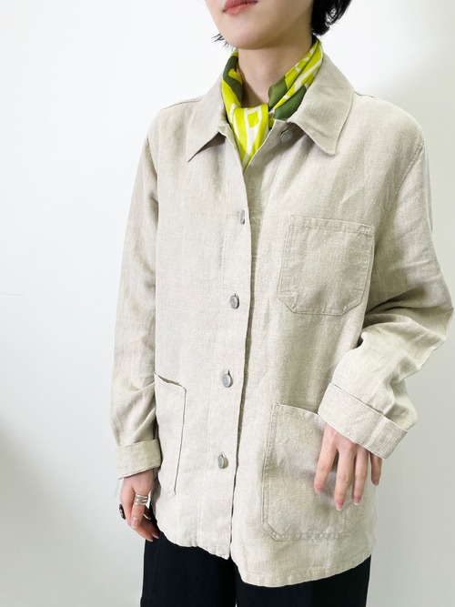 Vintage Gap Linen Work Jacket