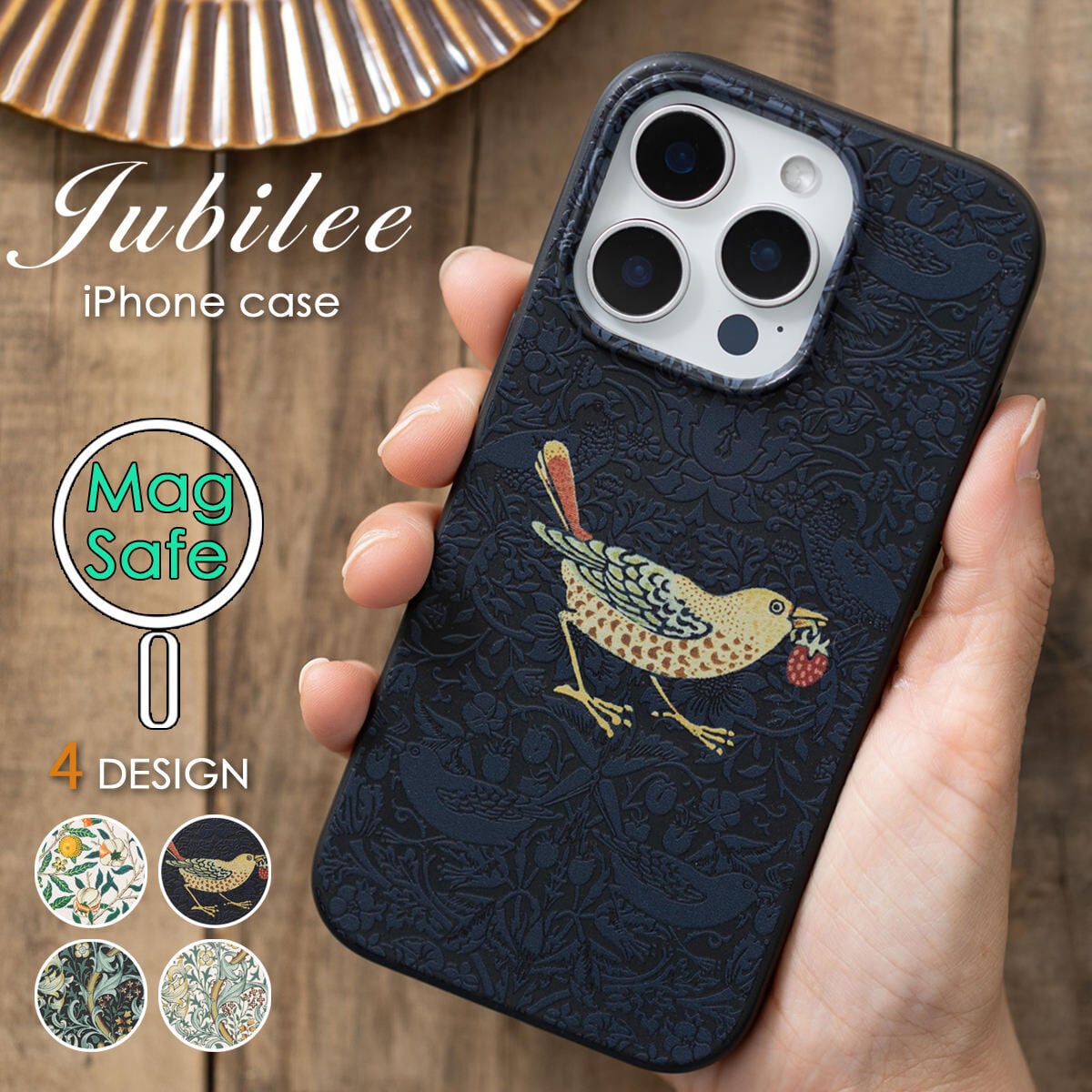 立体刺繍スマホケース iPhone PUレザー 10.Cat Hatiware | Jubilee