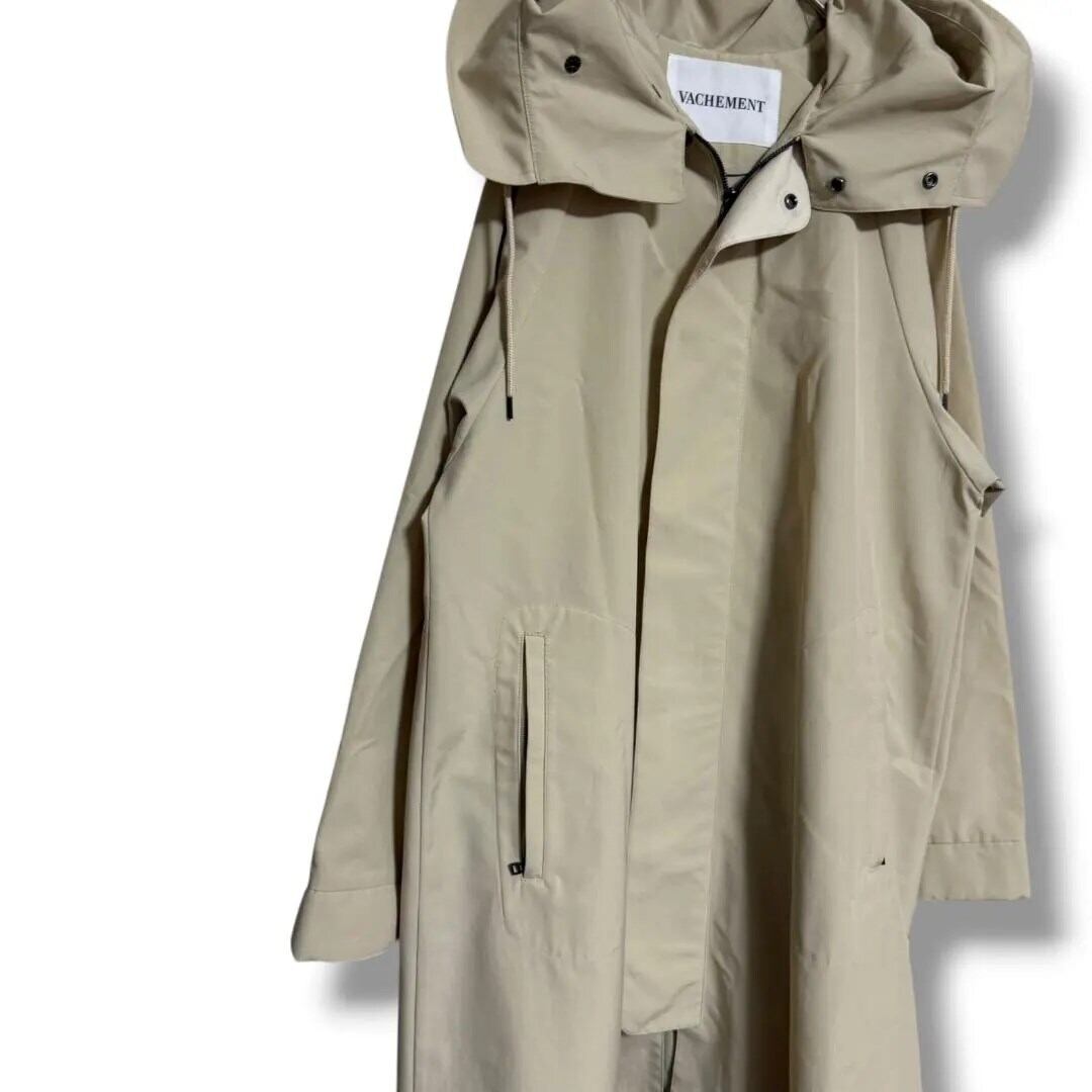 ★vachement★トレンチフードコート オーバーサイズ ベージュ 2way Vachement | トレンチコート 2colors