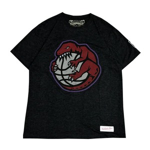 トロント・ラプターズ ロゴ プリント Tシャツ Mitchell & Ness