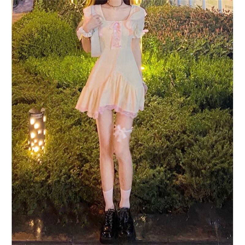 スカート サマーレースドレス 薄手Aライン 夏物 萌量不足6985598255