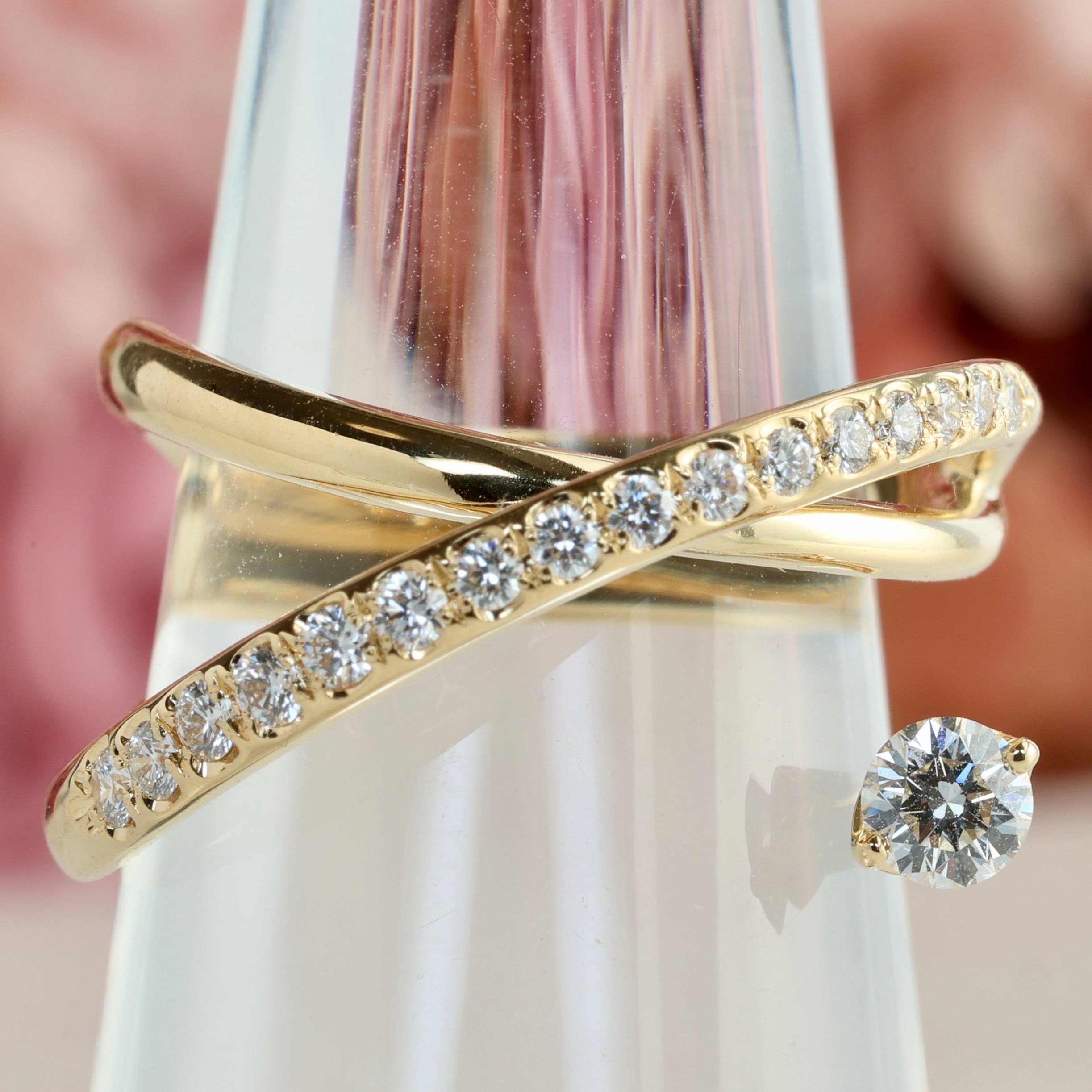 K18 YG コデラトモコ ダイヤモンド 0.28ct リング 小寺智子 カシケイ 
