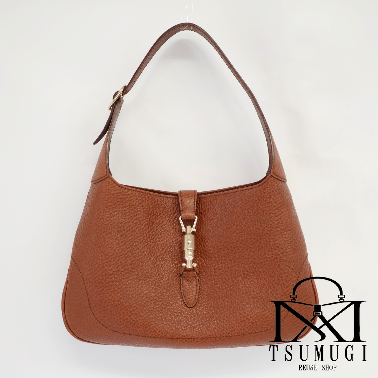 GUCCI グッチ ジャッキー レザー ショルダーバッグ 137335