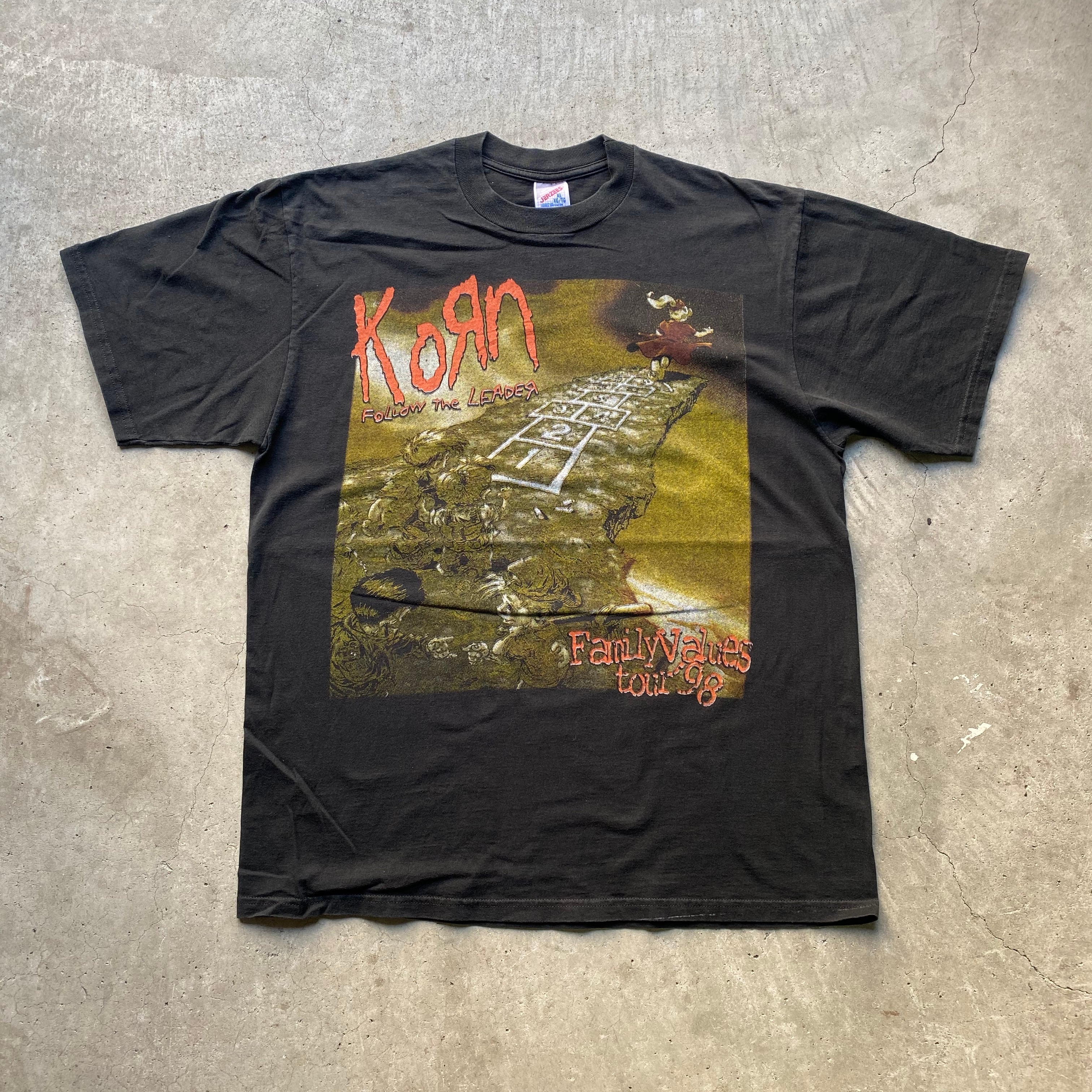90年代 KoRn コーン Family Values Tour ツアーTシャツ バンドTシャツ 