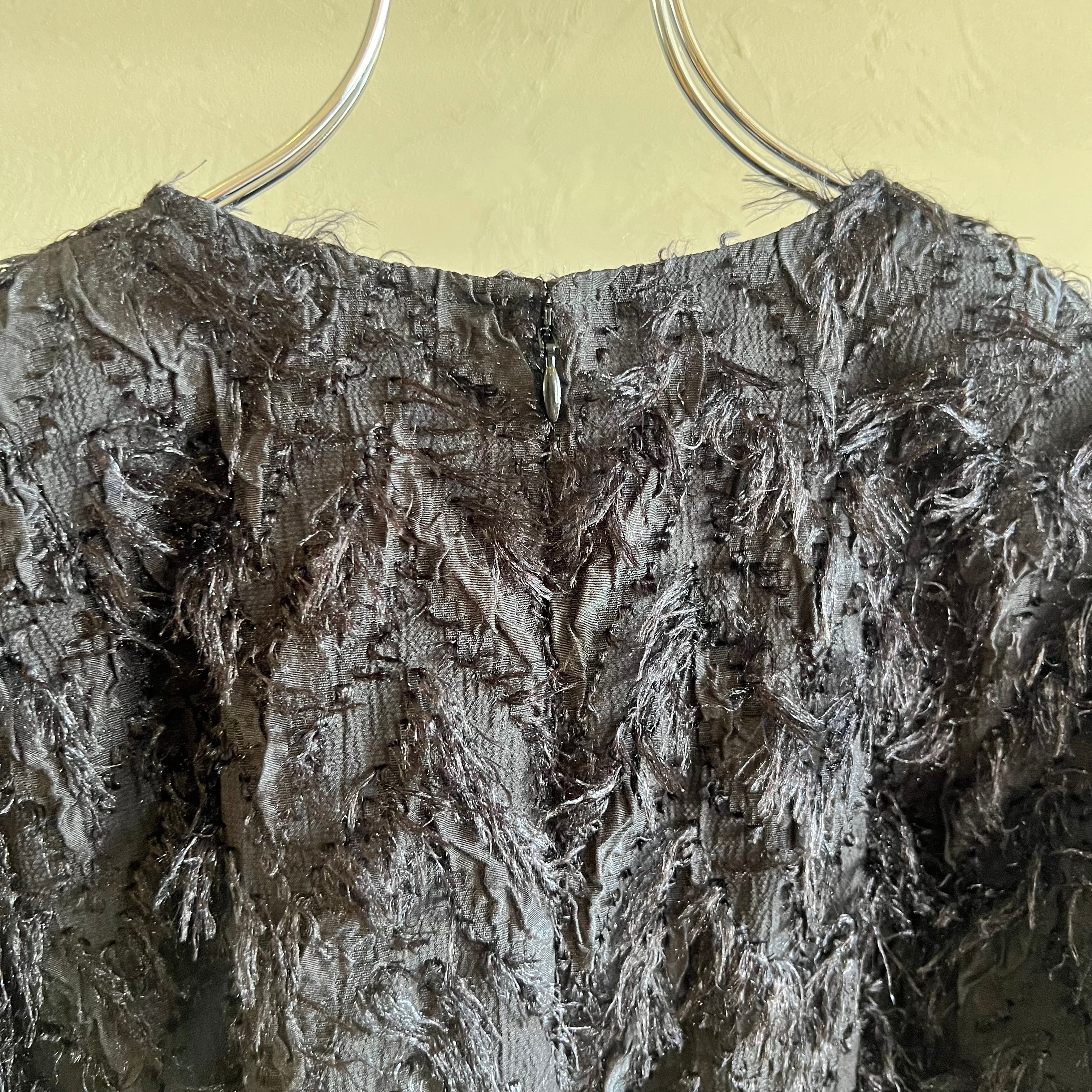 LEINWANDE フリンジ　ジャガード　トップス leinwande（ラインヴァンド） Fringe Jacquard Top レディース