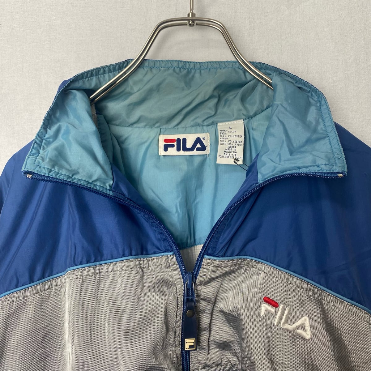 90s FILA ナイロンジャケット 古着 フィラ ウーブンジャケット