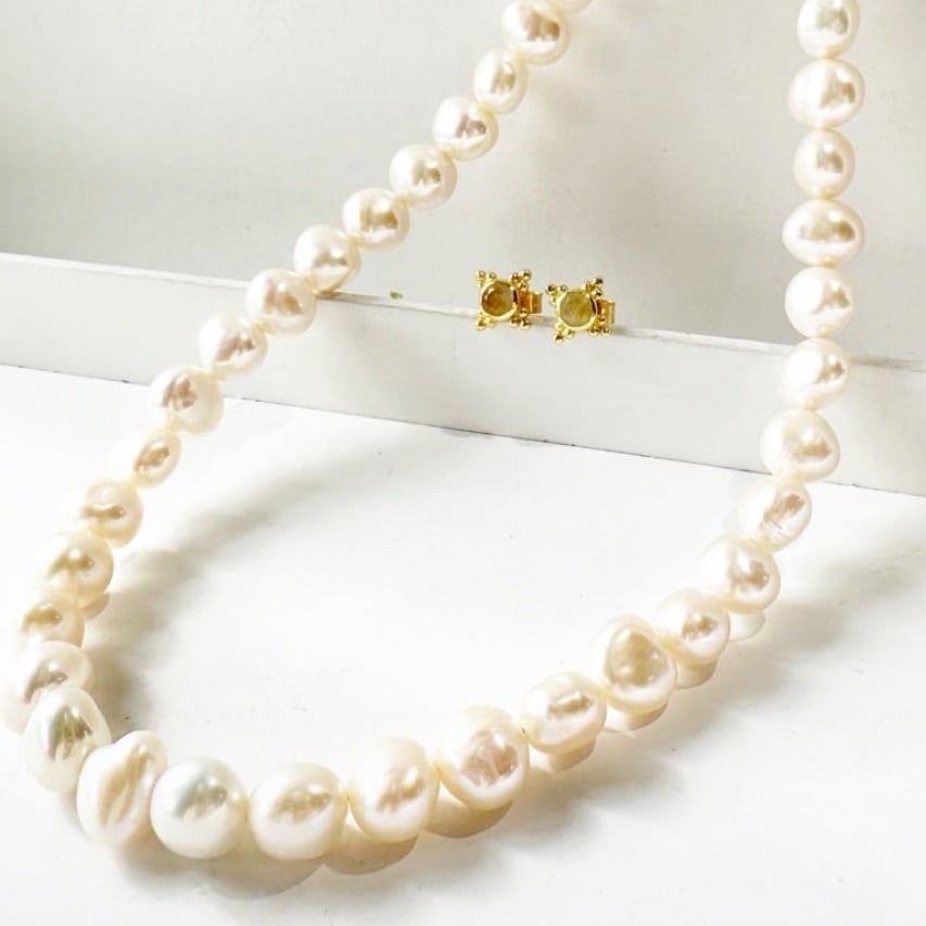 再入荷】Lagoon Original マイルド バロックパールのネックレス 50cm