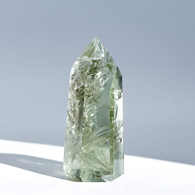 非加熱◎バイーア産グリーンアメジスト　タワー21◇ Green Amethyst ◇天然石・鉱物・パワーストーン