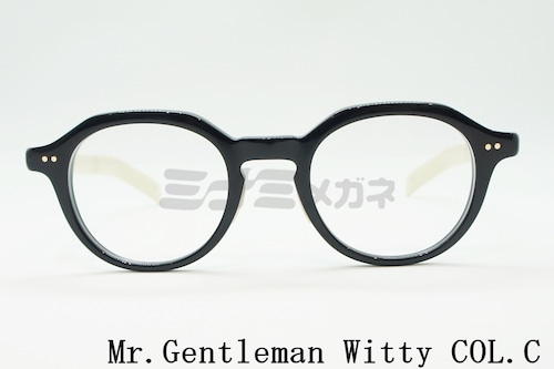 Mr.Gentleman メガネフレーム Witty COL.C Weiコラボモデル クラウンパント ボストン クラシカル ミスタージェントルマン 正規品