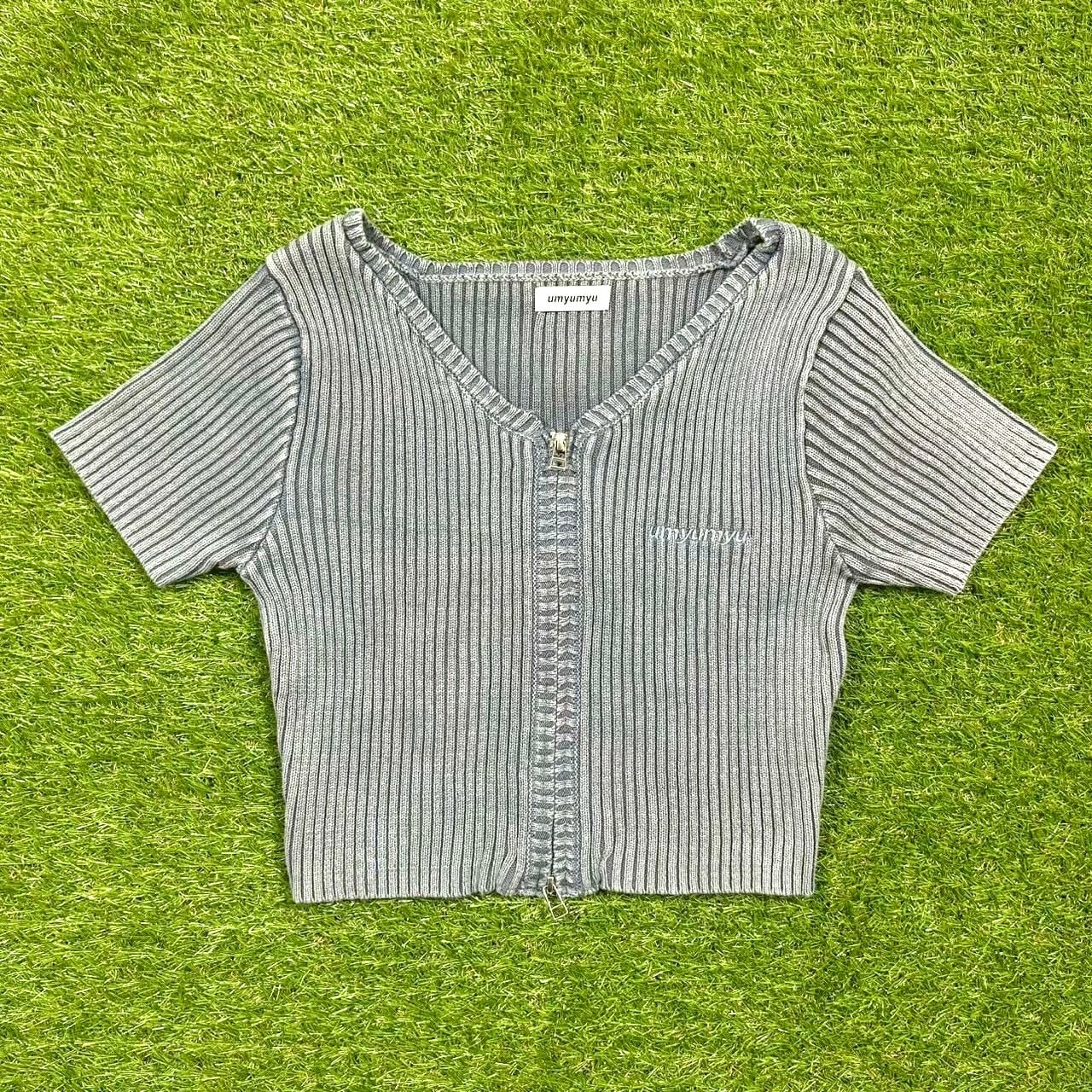 NICO Logo Long Tee 〈Lite Blue〉 | umyumyu