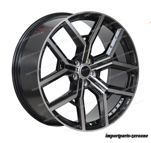 22インチ 新品 機械加工フェイス 5 スポークホイール 2019+ ランドローバー ディフェンダー L663 -BRN-12260