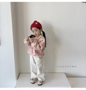 ザゴグマ / THE GOGUMA / チェックポントレーナー / 韓国子供服 / ジュニア / 26winter〖取寄〗*JS~JL*