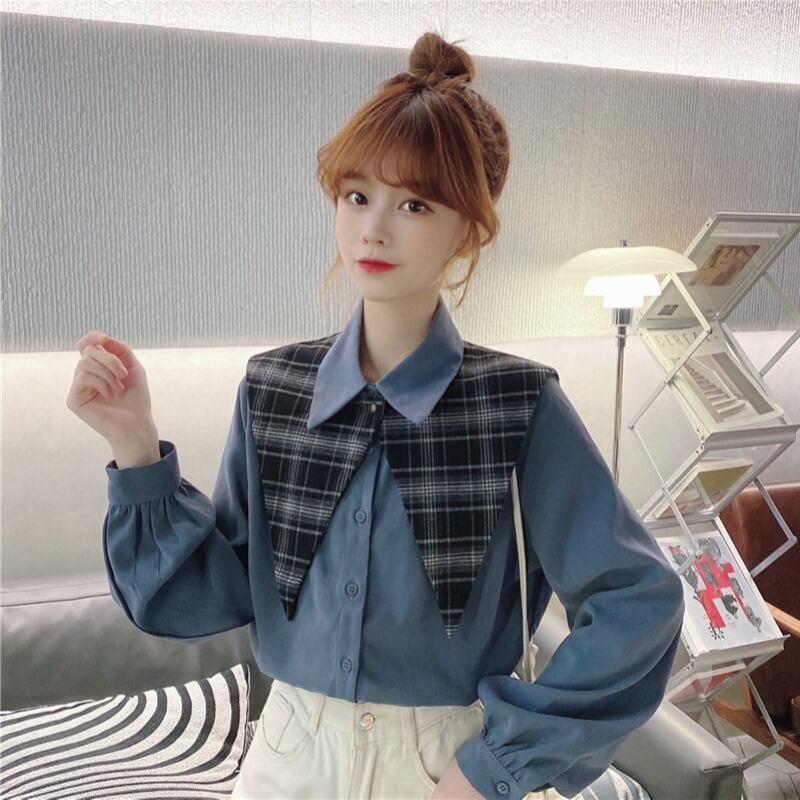 スプリングオータムスタイルシャツ トップス 春物 秋物 YY-ファッション3376733370