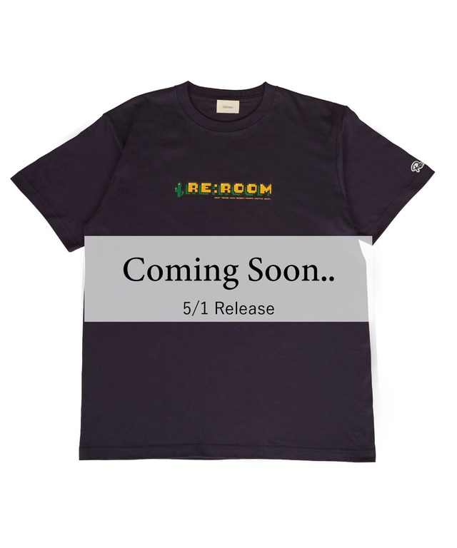 【#Re:room】PIXEL LOGO PRINT T-SHIRTS［REC754］