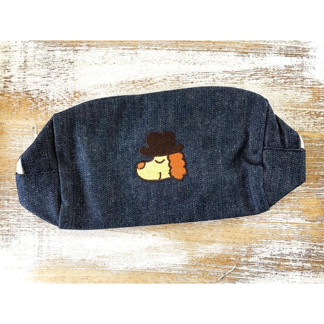 LUNTATTA デニム刺繍ポーチ