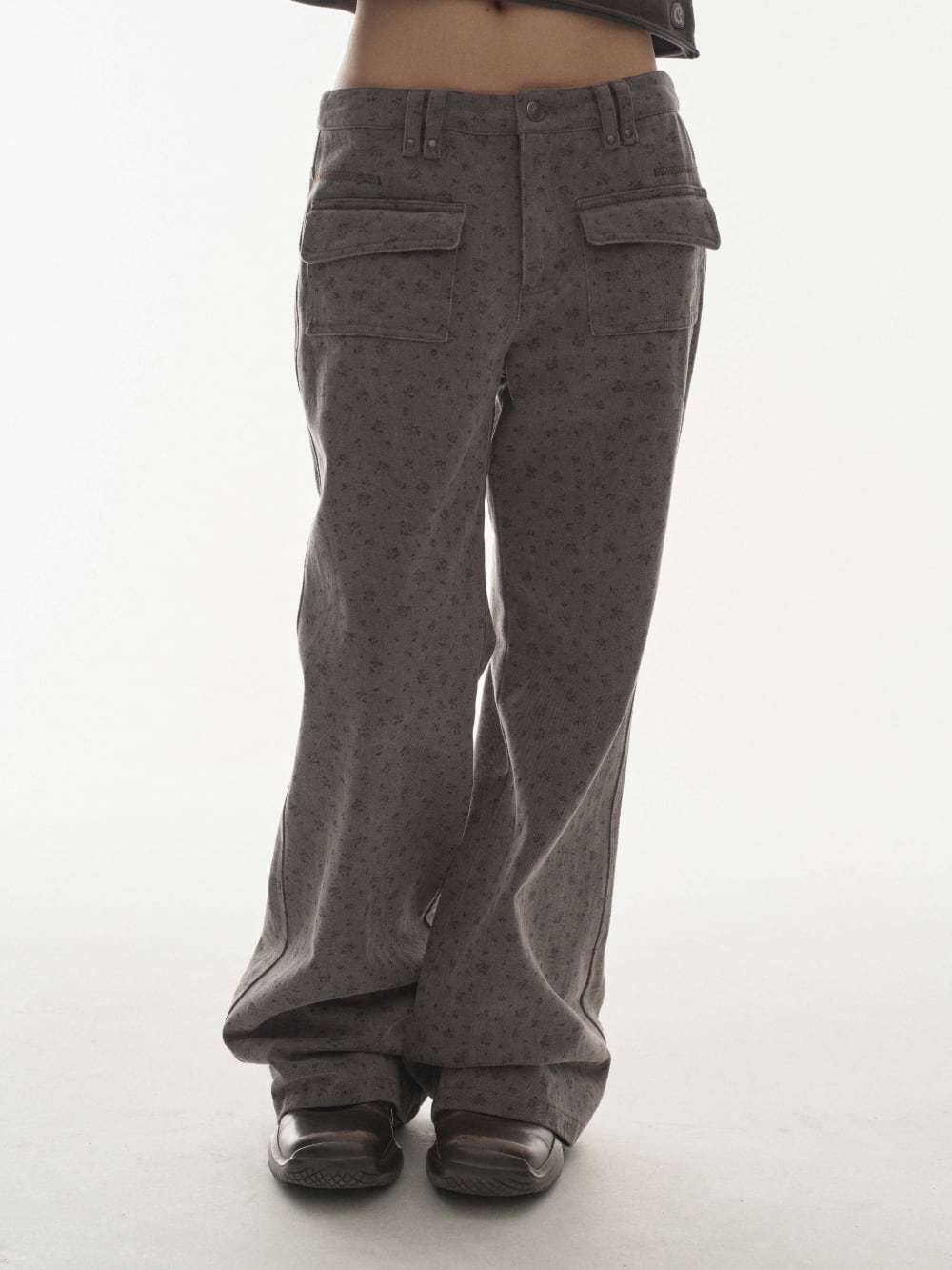 パンツ COYSEIO FLOWER PATTERN PANTS COYSEIO] FLOWER PATTERN PANTS NAVY 正規品 韓国ブランド 韓国通販