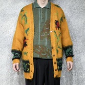 design mohair cardigan