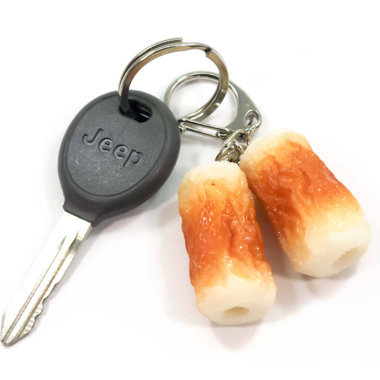 食べちゃいそうな ちくわ 食品サンプル キーホルダー ストラップ 食べちゃいそうな ちくわ 食品サンプル キーホルダー ストラップ