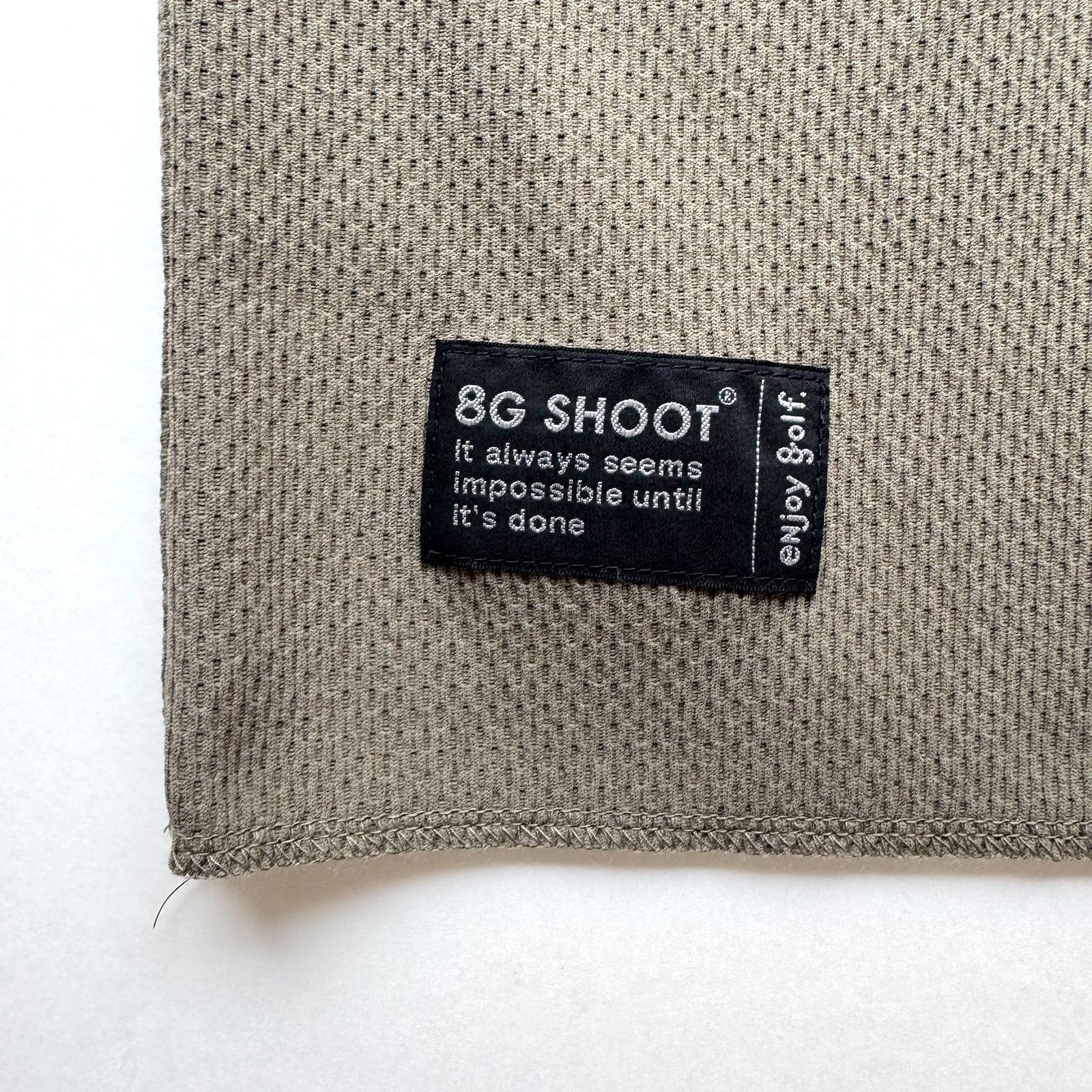 THERMAL FOOTBALL MOCK NECK SHIRTS -KHAKI- | 8G SHOOT WEBSTORE