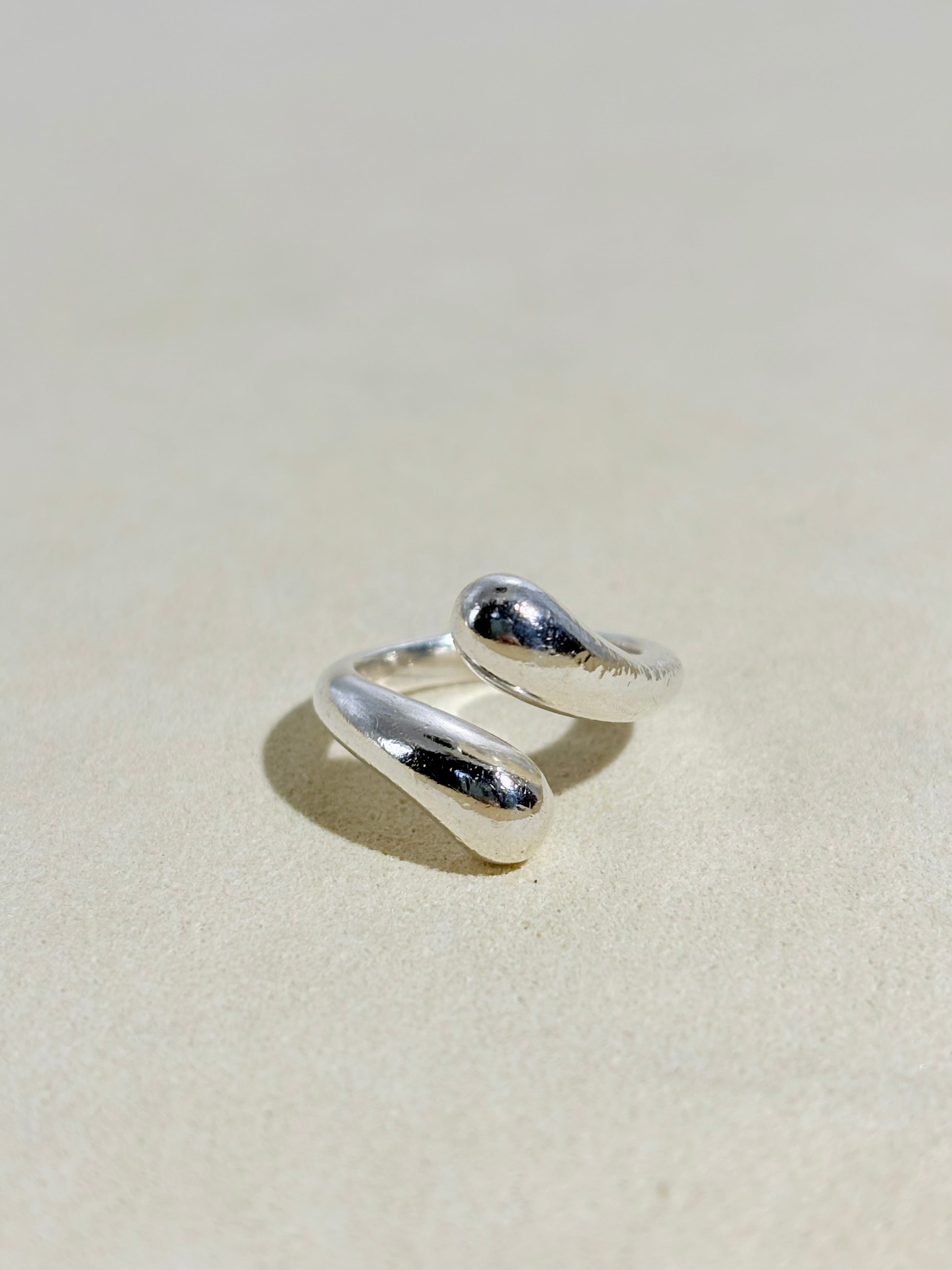 Teardrop Ring 411 #9 -Georg Jensen-
