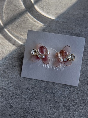 大人桜パールピアス/イヤリング