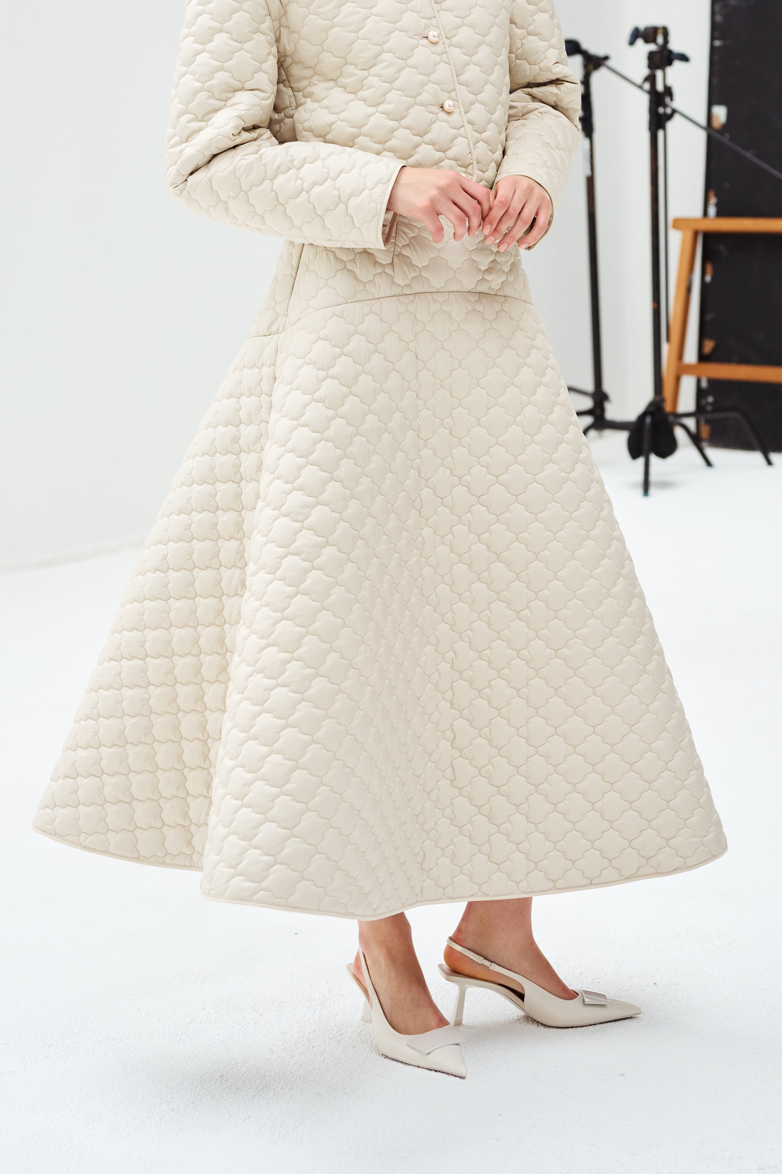 VOYAGE SKIRT NAVY | AMICA・kids