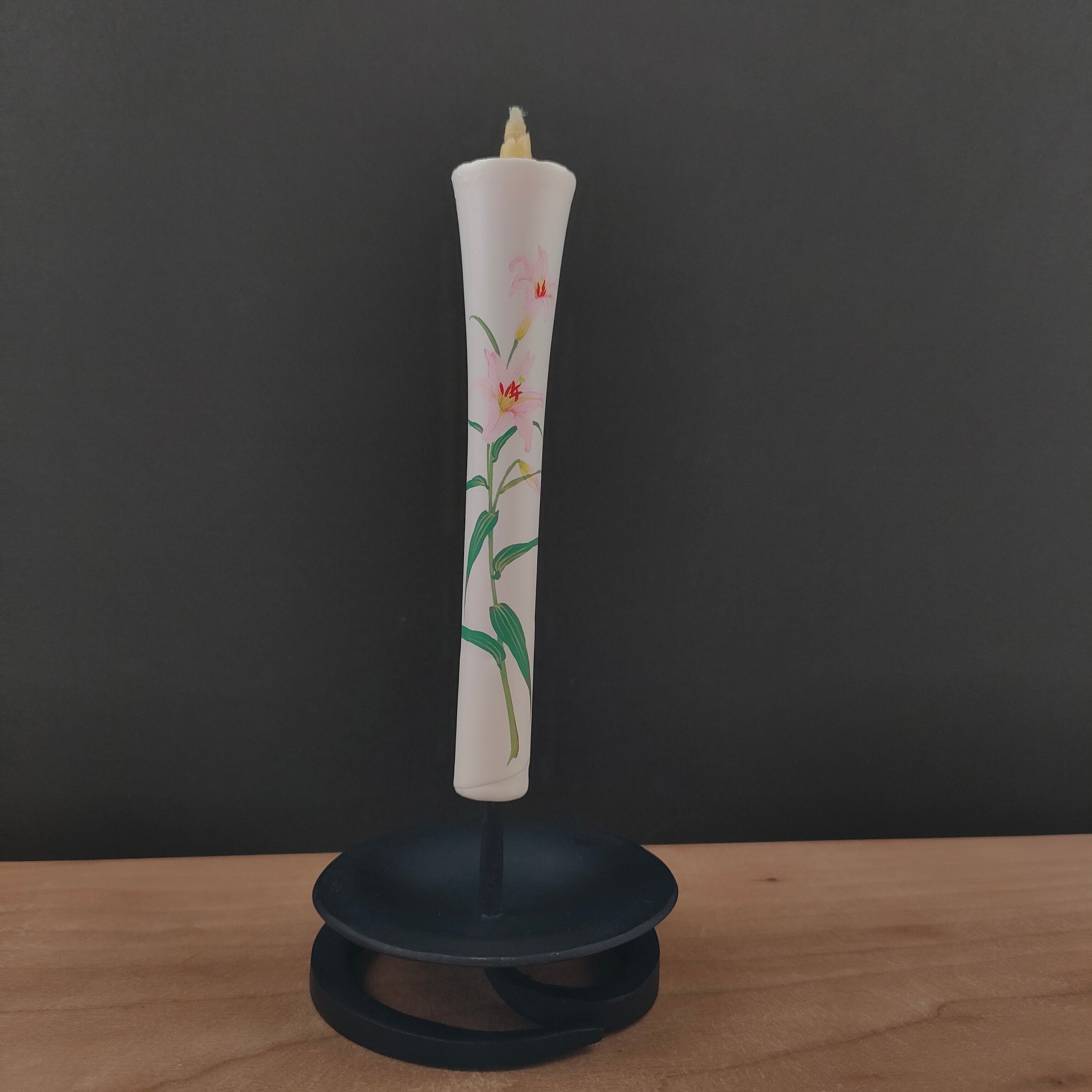 昭和初期 天然玉製 細工造り『牡丹花』蝋燭立て(一対) ろうそく台 茶道具時代物 ansindo_ko-390184328