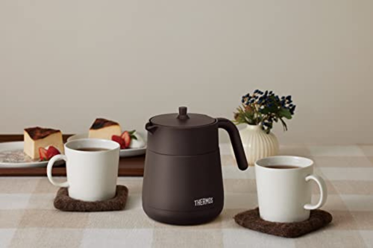サーモス 真空断熱ティーポット ストレーナー付き 700ml ブラウン TTE-700 BW