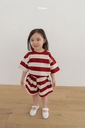 【取寄/韓国直送】Neu 26/SM ビックストライプTシャツ|夏服|韓国子供服