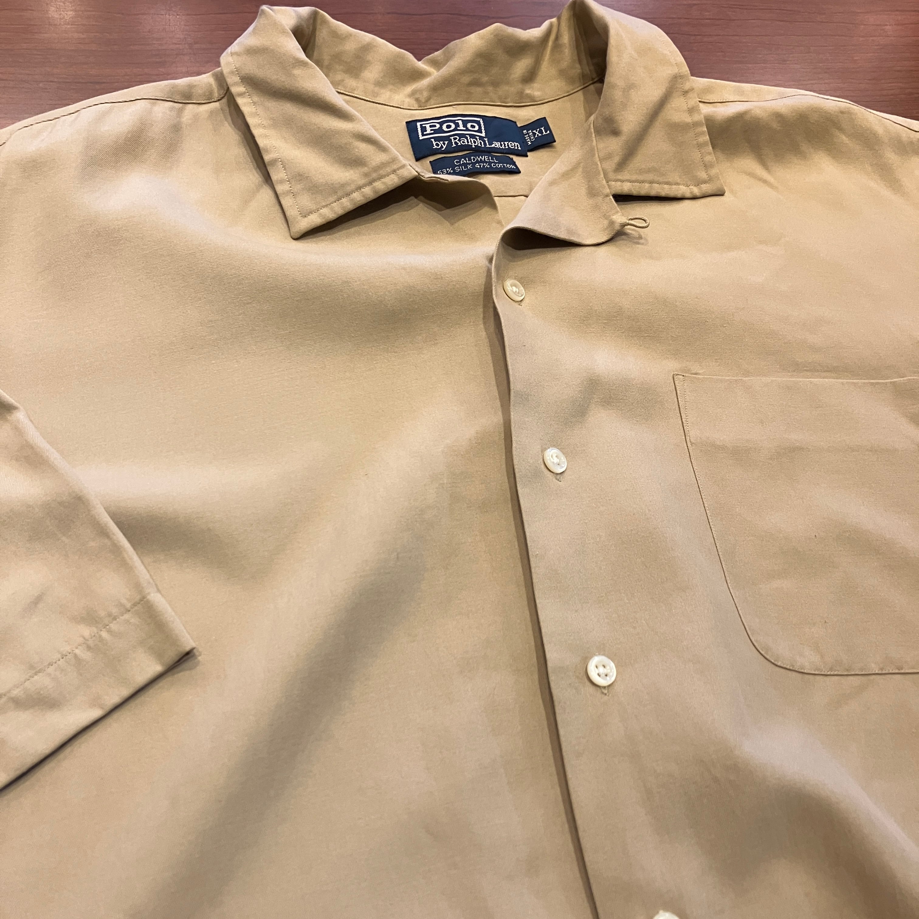 RALPH LAUREN CALDWELL SILK COTTON SHIRT BEIGE | safarionline