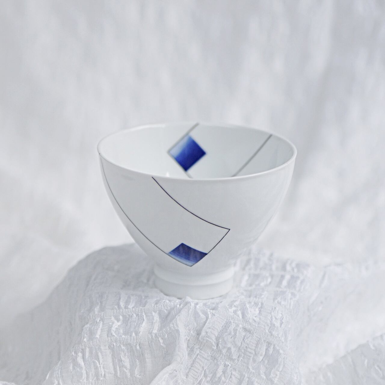 バンブー 角流れ 飯碗小