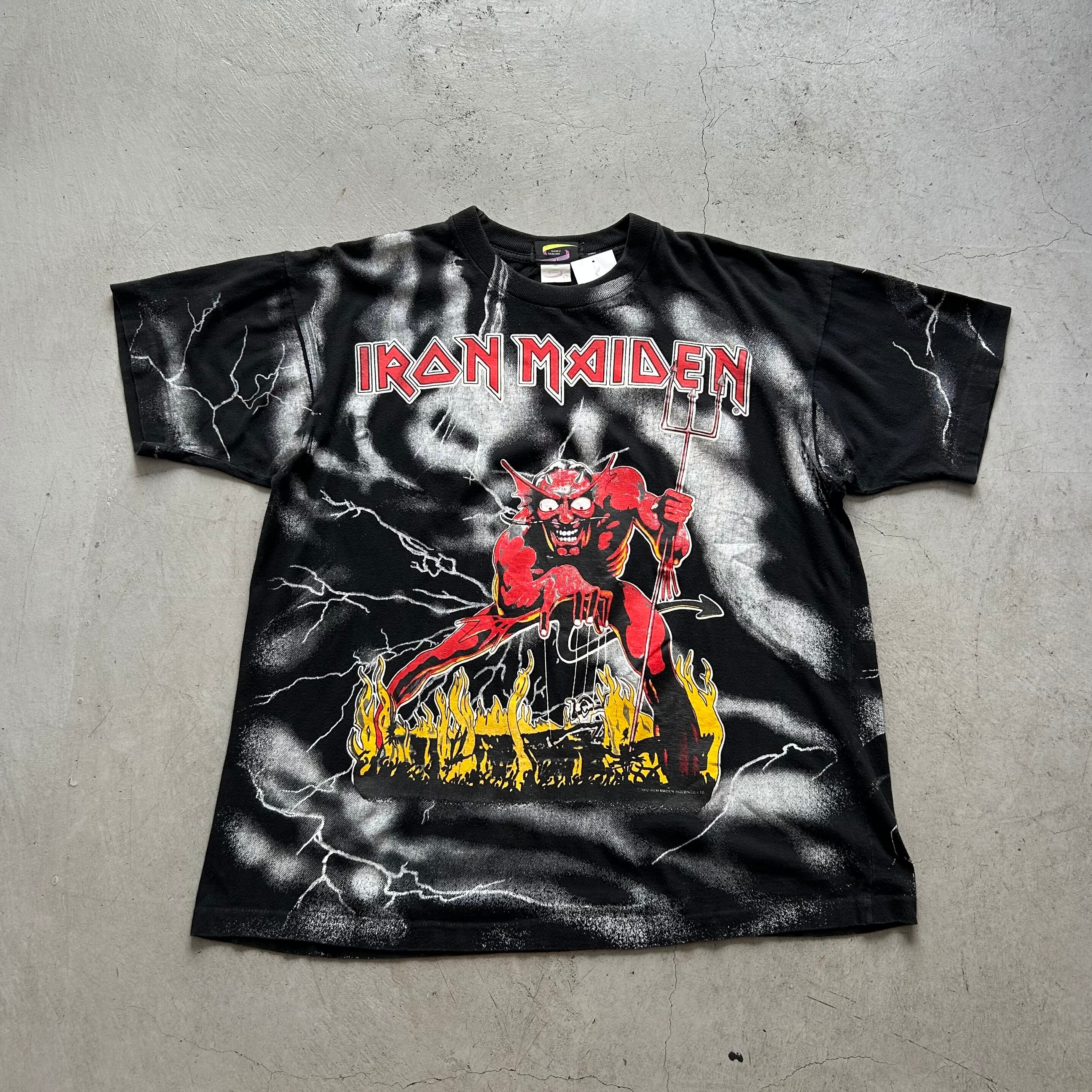 1992s Bootleg IRON MAIDEN All Over Print T-shirt【高円寺店】