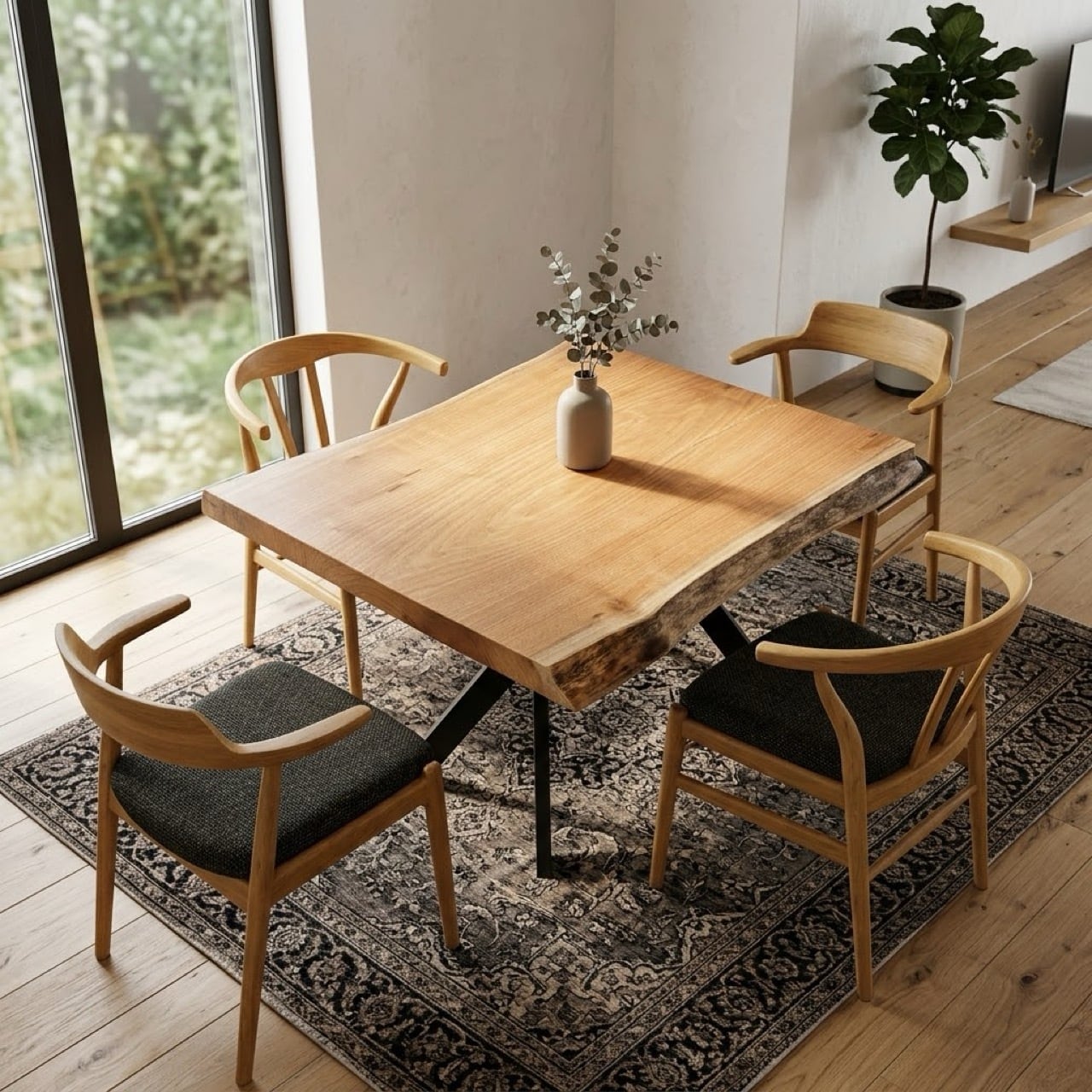 コーヒーテーブル(W800～1000×D40～500㎜） | 千年家具 - 一枚板