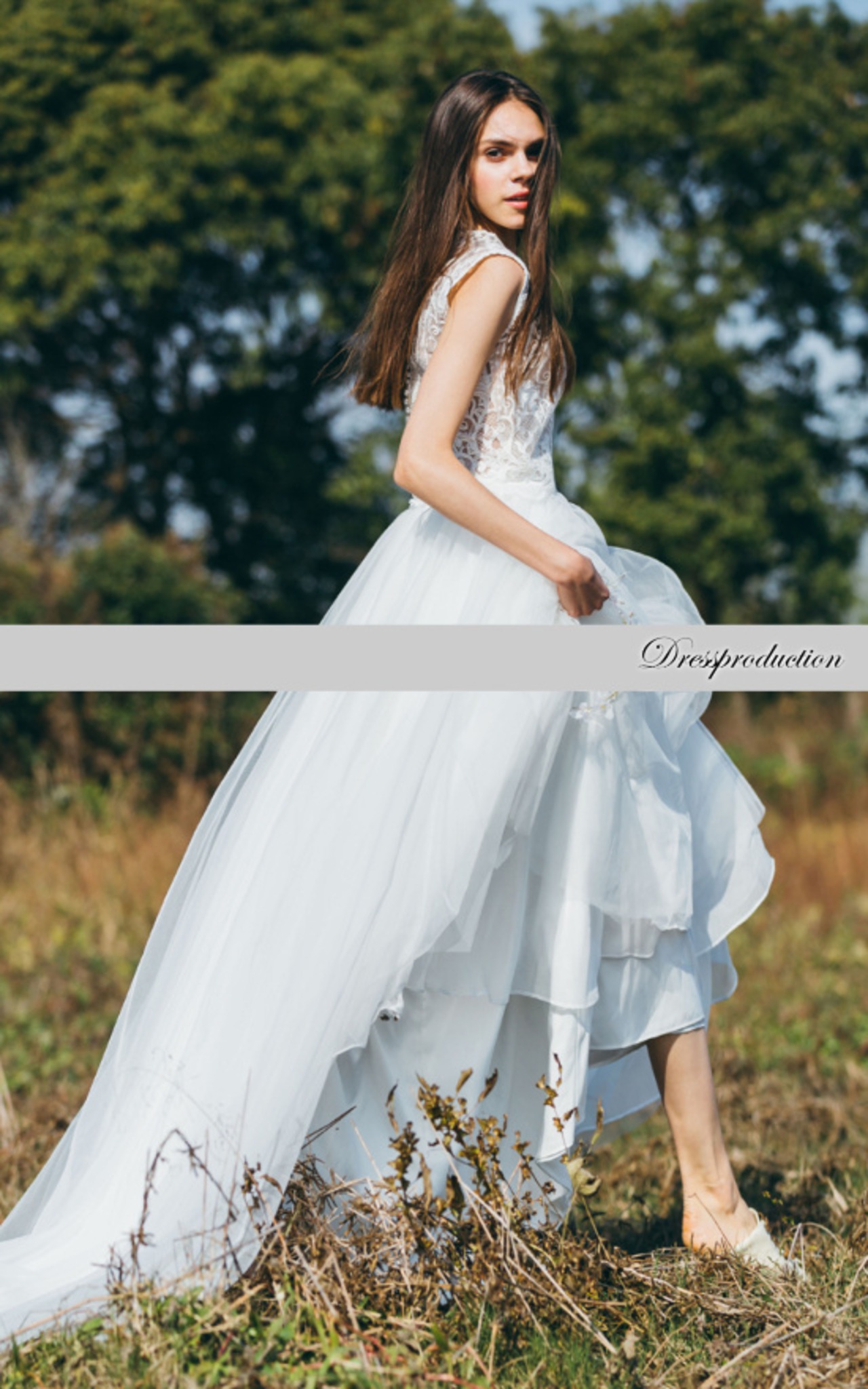 セパレートウエディングドレス レース スカートのみ ツーピース 人気  