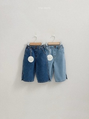 【予約】minirobe Slit straight pants