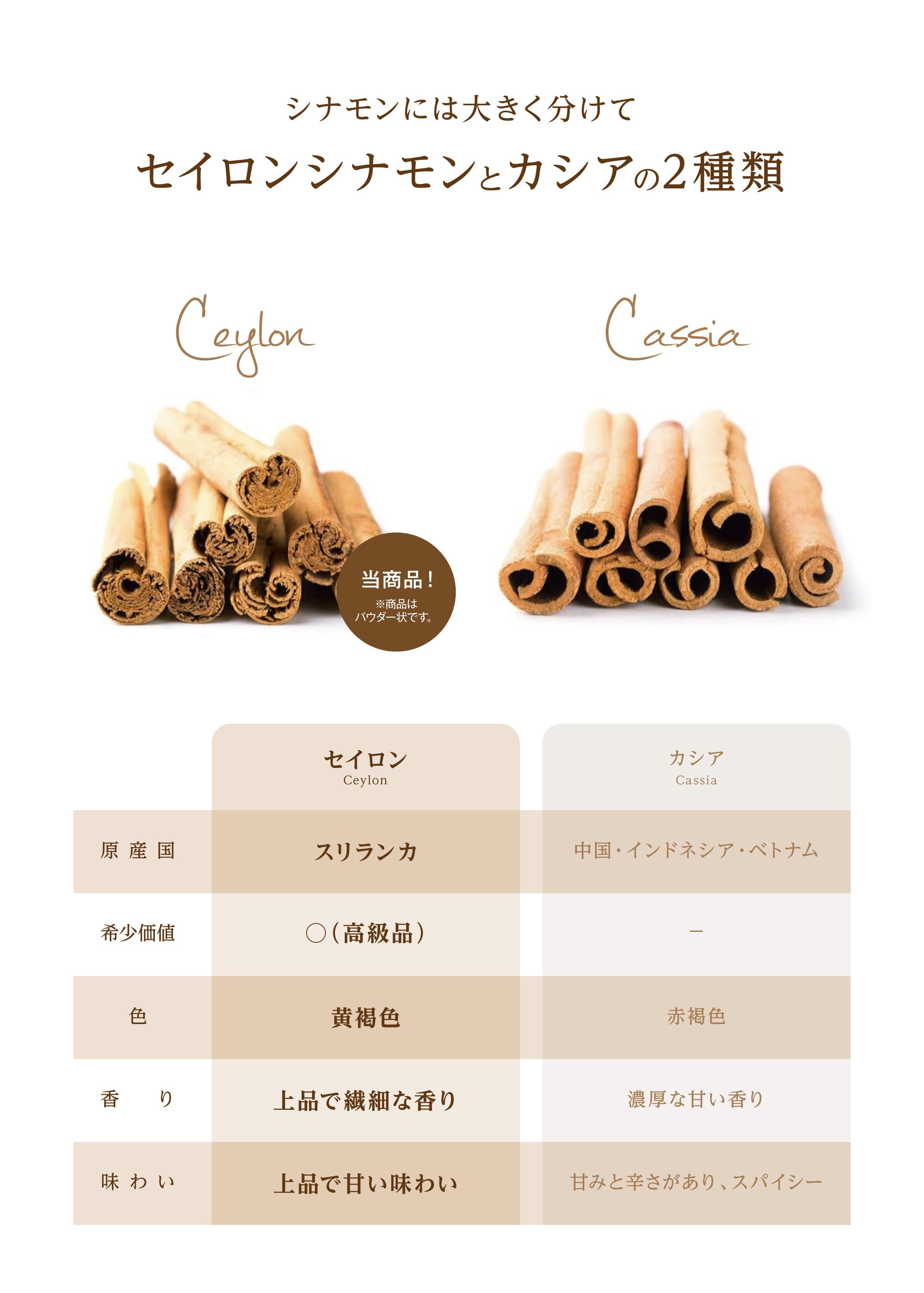 D'sTs シナモンパウダー セイロン オーガニック 60g オーガニック 有機