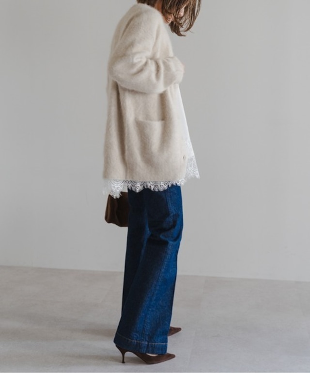 (予約) 微光沢サテンアジャスター付きキャミソール