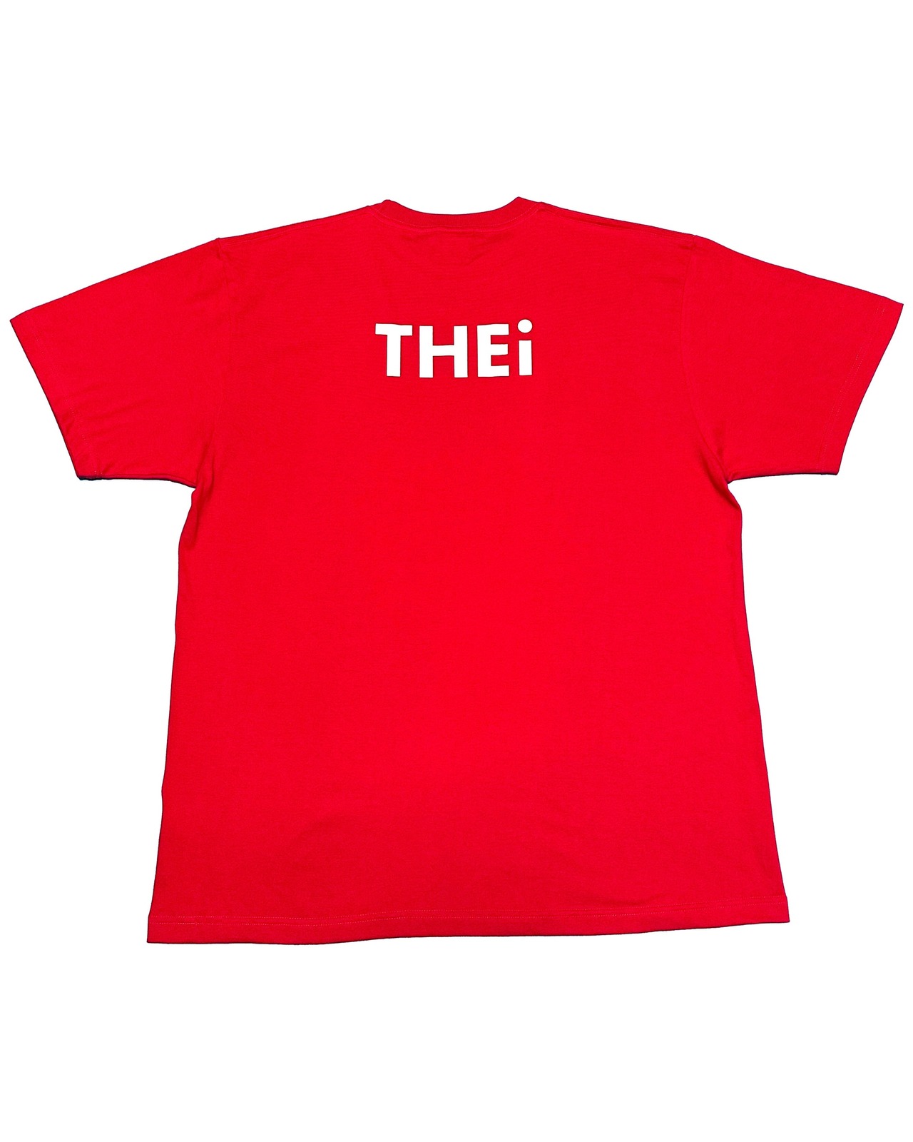 BASIC BACK PRINT T-SHIRT - RED