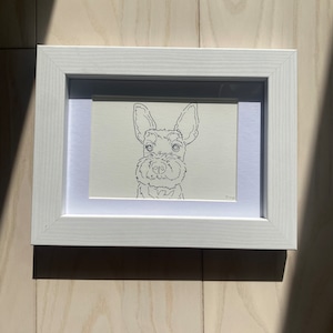 MINIATURE SCHNAUZER PHOTO FRAME sizeM / ミニチュアシュナウザー フォトフレーム Mサイズ　