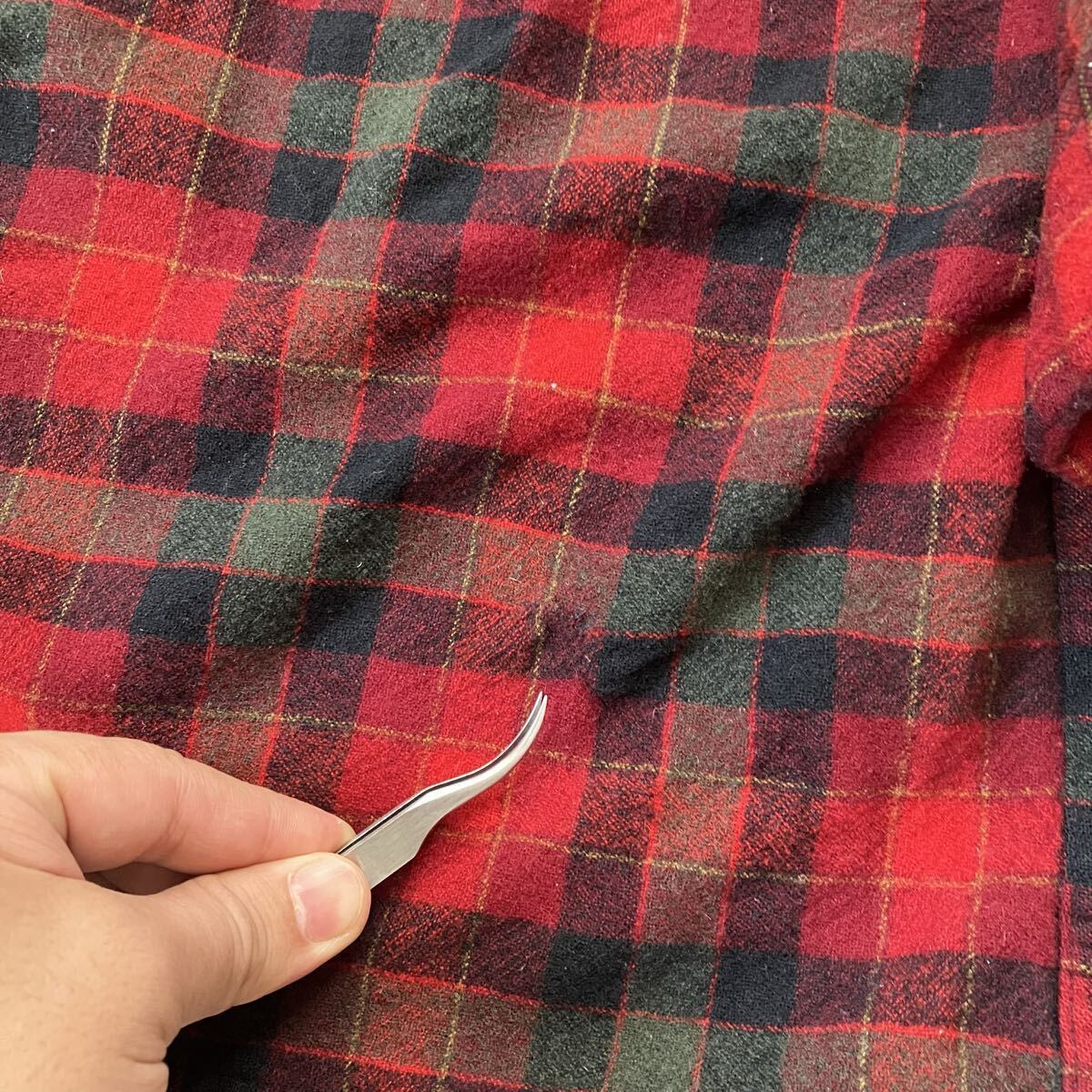 60s USA製 PENDLETON バッファローチェック XL ボードシャツ ペン