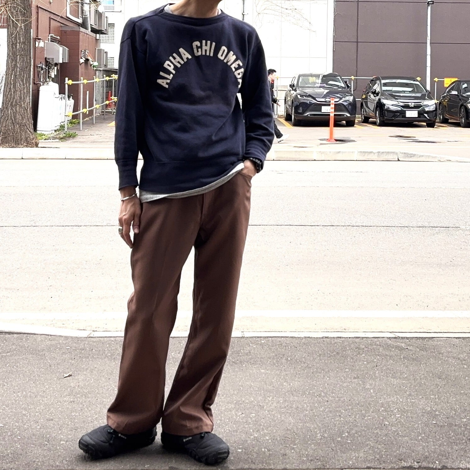 83S Levis 517 STA-PREST Brown【W34 L30（実寸W33 L29）】 | drop by