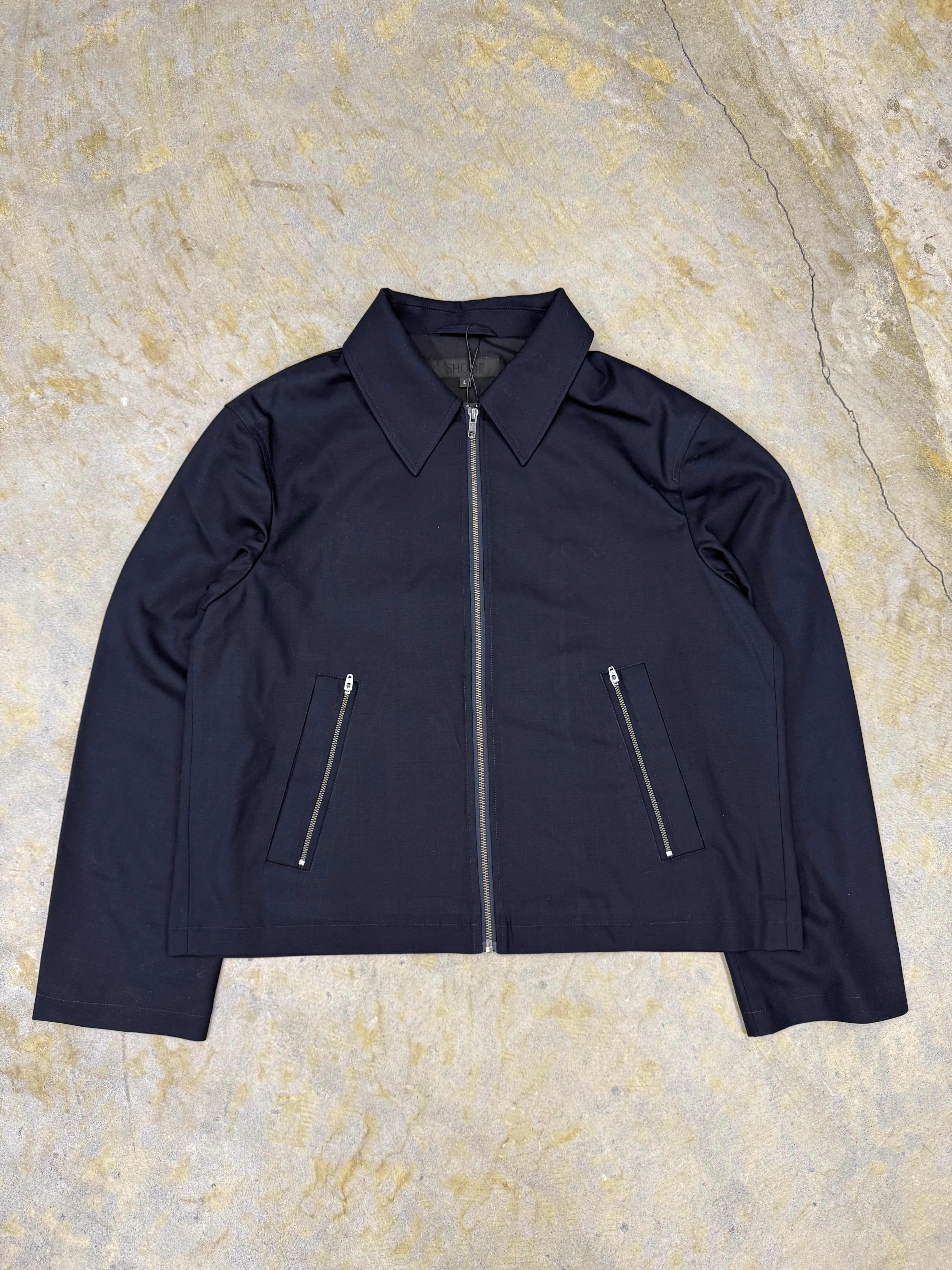 SHOOP | EVERYDAY ZIPPER JACKET | DARK NAVY | HOWDAY
