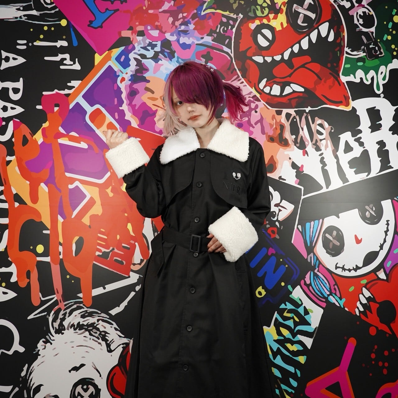 NieR3点set★SARROUEL PANTS&髑髏パーカー&カットソー 62a3b590cceeefe4cc1a02ab371642