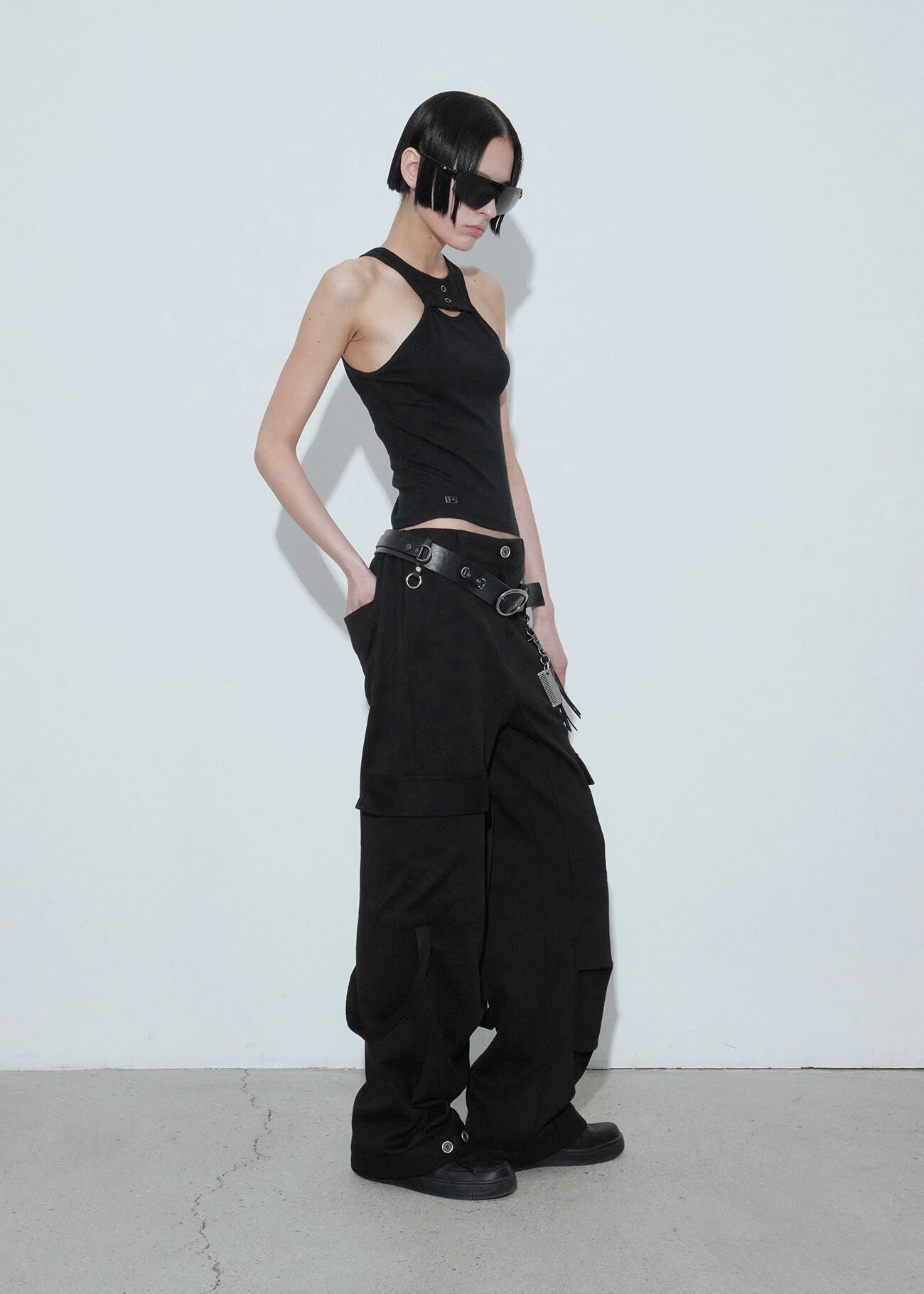 bohemianseoul ボヘミアンソウル キャミソール タンクトップ 黒 BOHEMIAN SEOUL】BOHEMSEO BASIC TUBE TOP チューブトップ (BOHEMSEO