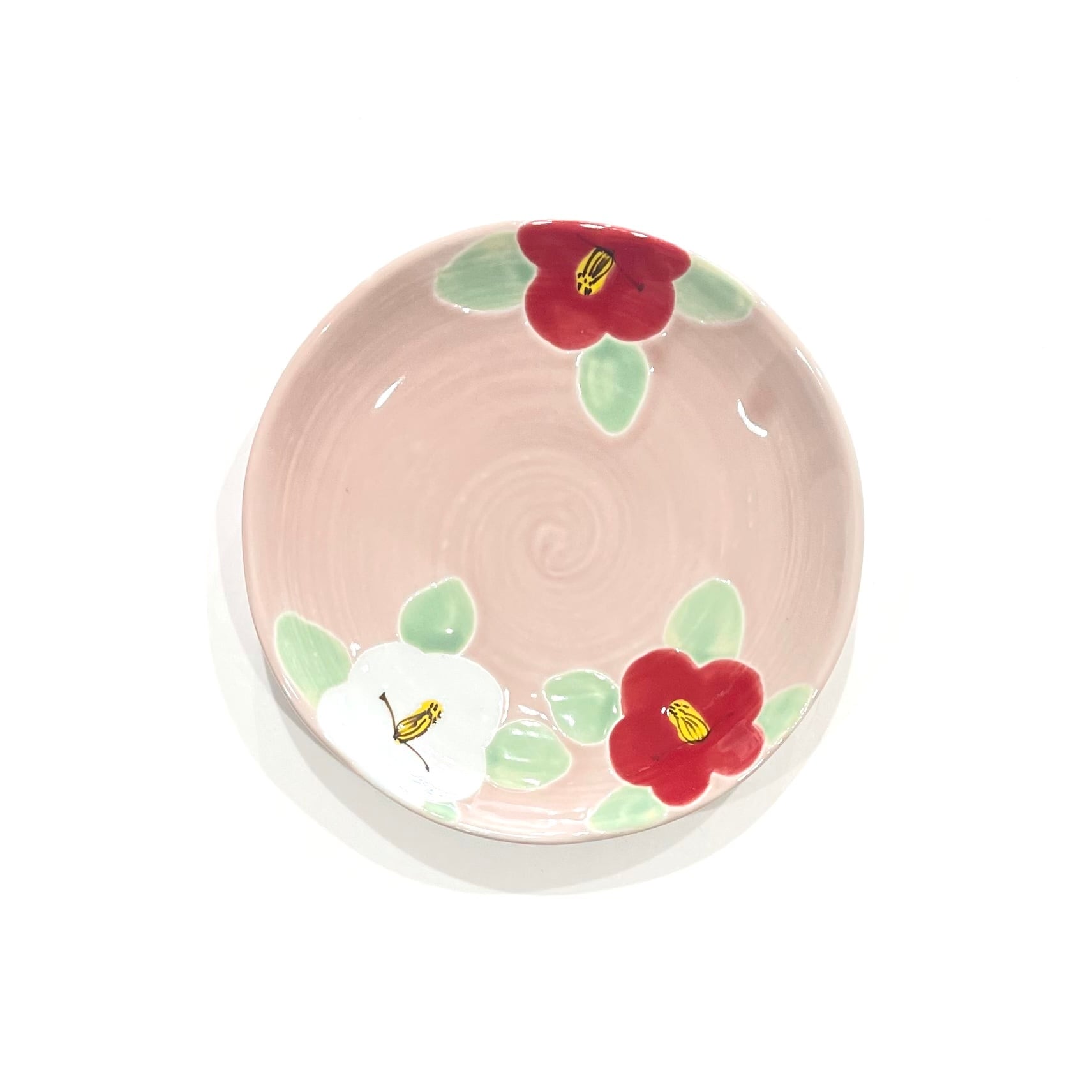♪美品♪陶あん　色絵付け　平皿　　椿　　バラ　南天　3枚セット 釉彩椿 15cmプレート | 24to3［西富陶磁器オンラインストア 有田焼