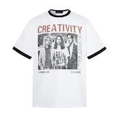VINTAGE ストリート バンドキャラクタープリントTシャツ T2169